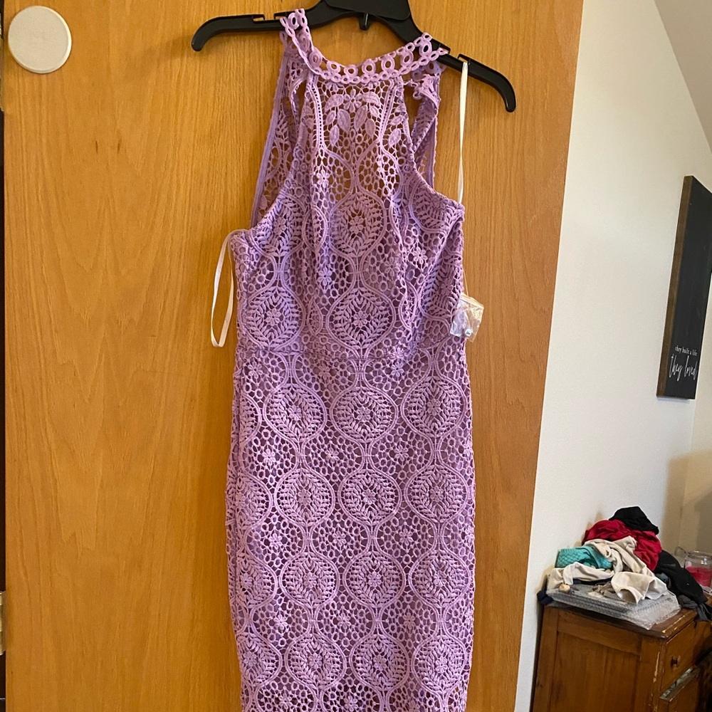 Premier Amour Lilac lace Dress